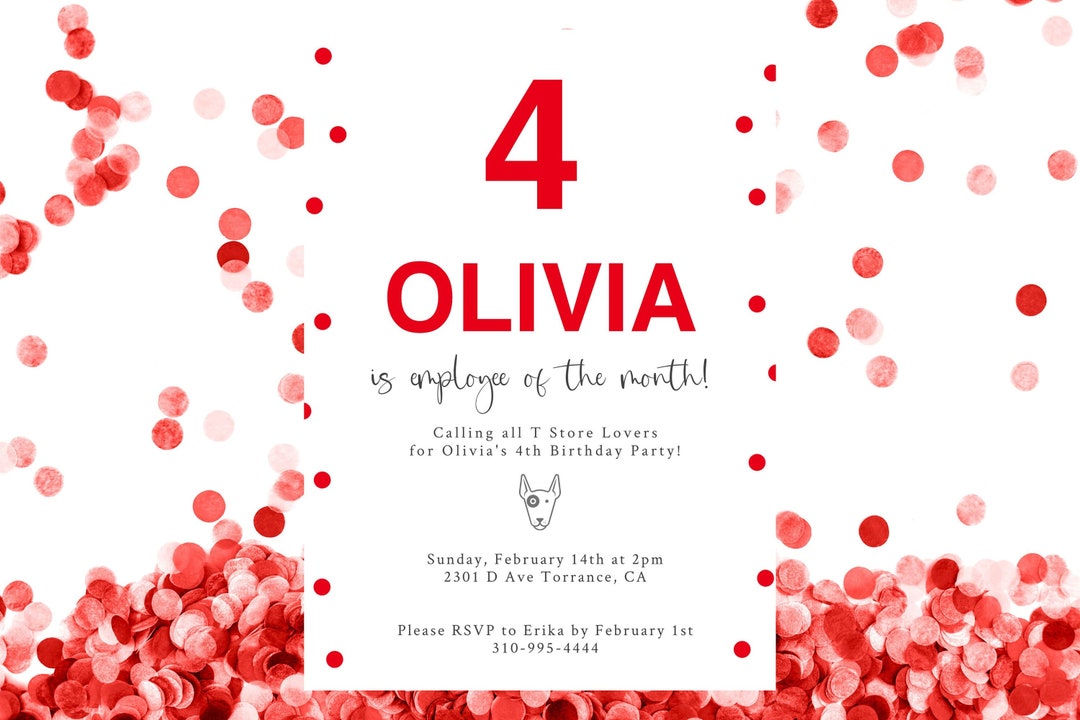 On Target Invitation - Etsy