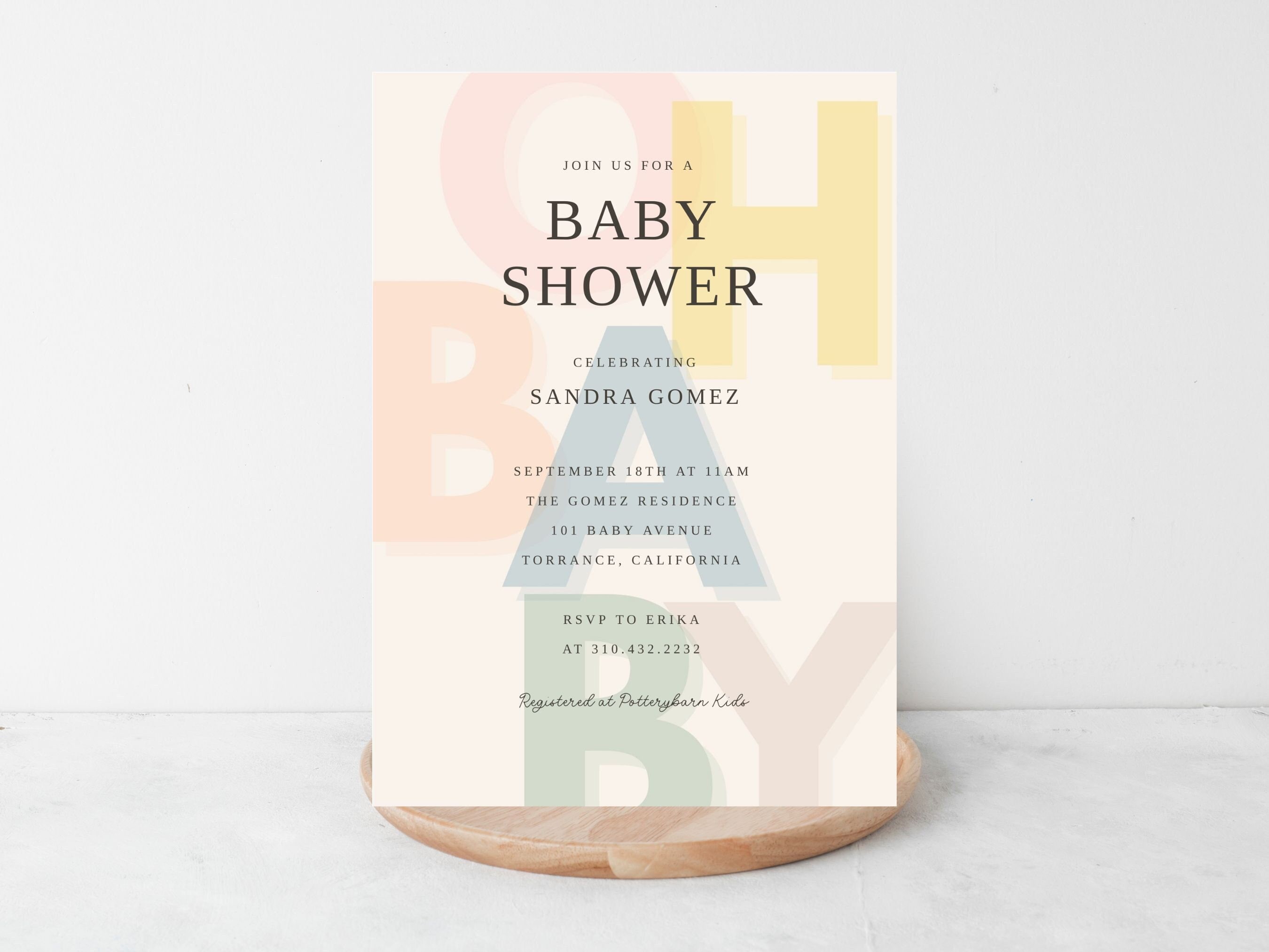 EDITABLE Pink Bow Baby Shower Invitation Set, Baby Girl Shower, Baby  Sprinkle Invite, Soft Delicate Pink Pastel Ribbon Digital JT3023 SET