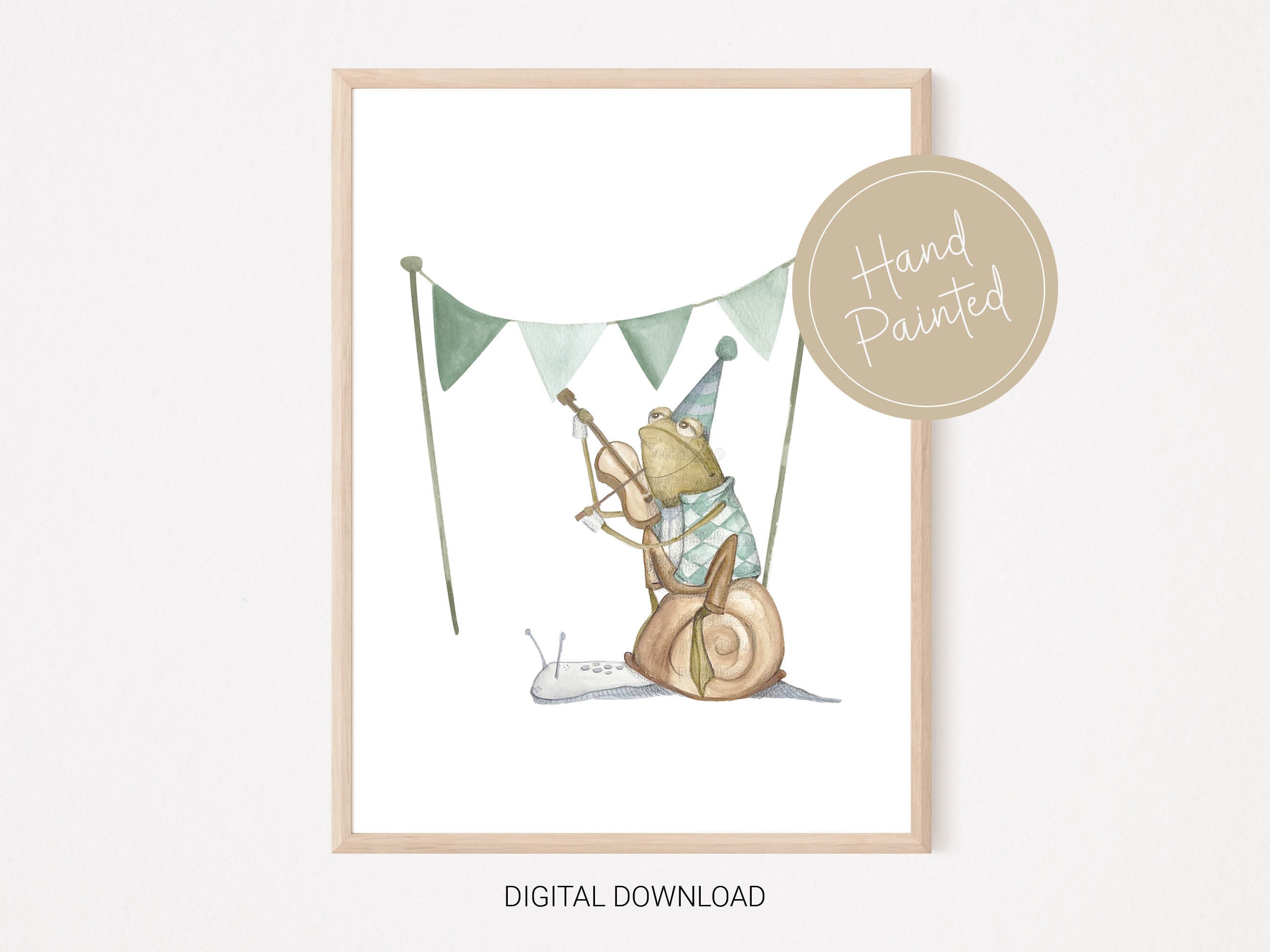 Printable Frog and Toad Frog Artwork Frog Art Print Frog and Toad Wall ...