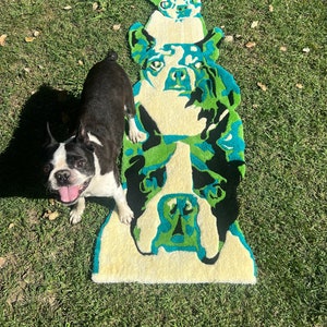 Custom Pet Portrait Tufted Rug I Handmade I Wall Hanging I Decoration