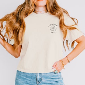 Cropped Tee, Donut Bother Me. I Bite, Comfort Colors, Cute Shirts, Gifts for Her, Donut Lovers, Fun Sayings, Donut Shirt, Donut Jokes