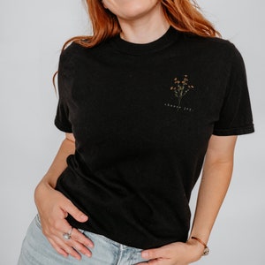 Wählen Sie Joy T-Shirt, Comfort Colors, Inspirational Shirts, Geschenke für Sie, Geschenke für Ihn, Inspiring, Floral