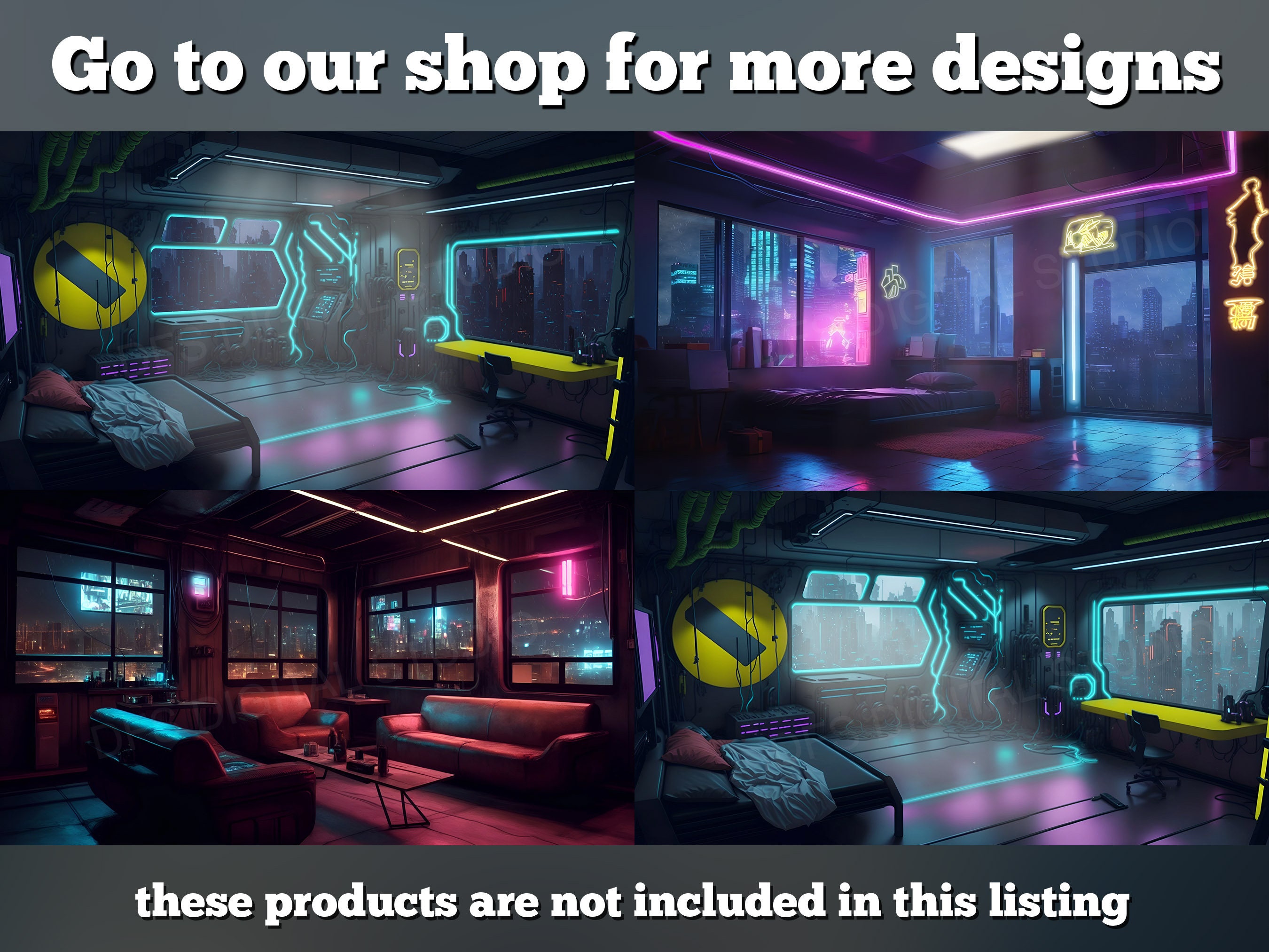 Vtuber Background, Animated Virtual Background, Stream Room Background ...
