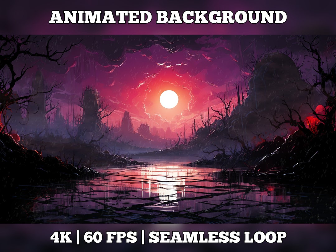 Vtuber Background, Animated Virtual Background, Stream Room Background ...