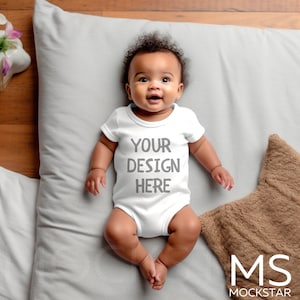 Infant Bodysuit Mock ups White Baby Bodysuit Mockup Bodysuit Mockup Bundle Kids Styled Photography Kids Mock up Bundle Kids Tshirt Mockup