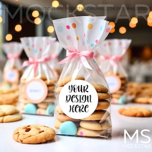 Round Tag Mockup White Sticker Label Mockup Cookie Mockup Favor Mockup Halloween Mockup Photo Mock up Cookie Candy Mockup Bundle Fall Mockup
