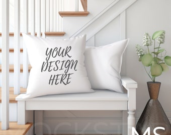 Pillow Mock up Cushion Mockup Product Background Mockup Wedding Styled Stock Photography Photo Design Flat Lay Mock Up JPG Digital Download