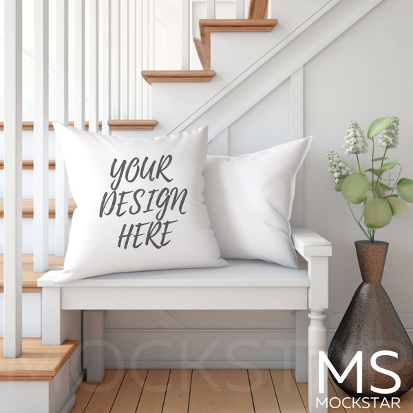 Pillow Mock up Cushion Mockup Product Background Mockup Wedding Styled Stock Photography Photo Design Flat Lay Mock Up JPG Digital Download