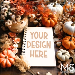 Spiral Notebook Mockup Blank Spiral Notebook Mockup Planner Mockup Journal Mockup Bundle Fall Mockup Book Mock Ups Spiral Journal Mock ups