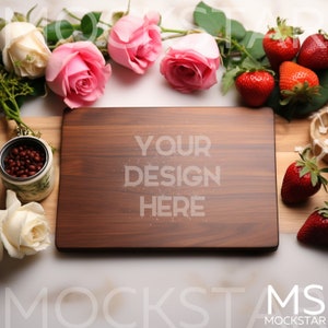 Cutting Board Mockup Wooden Cutting Board Mockup Wooden Board Mock up Wooden Cutting Board Mock ups Christmas Mockup Fall Mockup Wood Board