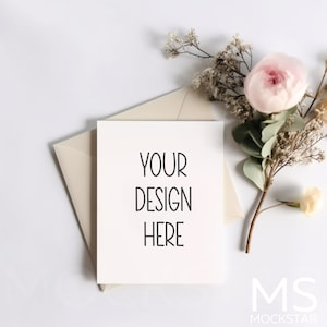 Greeting Card Mockup White Invitation Mockup Bundle Stationary Mockup Card Mock Up Bundle Canva Mockup Birthday Card Mockup 5x7 Card Mockups