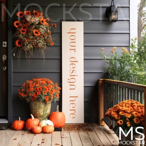 Wood Sign Mockup Front Porch Sign Mock up Welcome Sign Mockup Fall Mockup Halloween Mockup Christmas Mockup Farmhouse Wood Sign Mock Ups