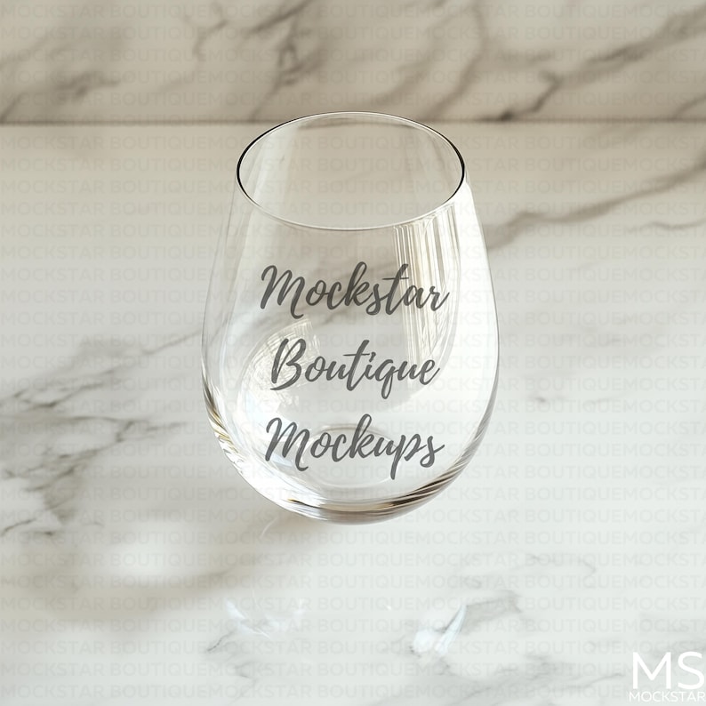 Wine Glass Mockup Stemless Wine Glass Mockup Bundle Tumbler Mockup