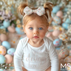 Infant Bodysuit Mock ups White Baby Bodysuit Mockup Bodysuit Easter Mockup Bundle Kids Long Sleeve Kids Mock up Bundle Kids Tshirt Mockup