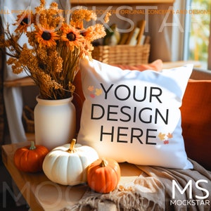 Pillow Mockup Styled Pillow Mockup Throw Pillow Mockup Simple Pillow Mockup Accent Pillow Mockup Pillow Mock Up Blank Pillow Fall Mockup