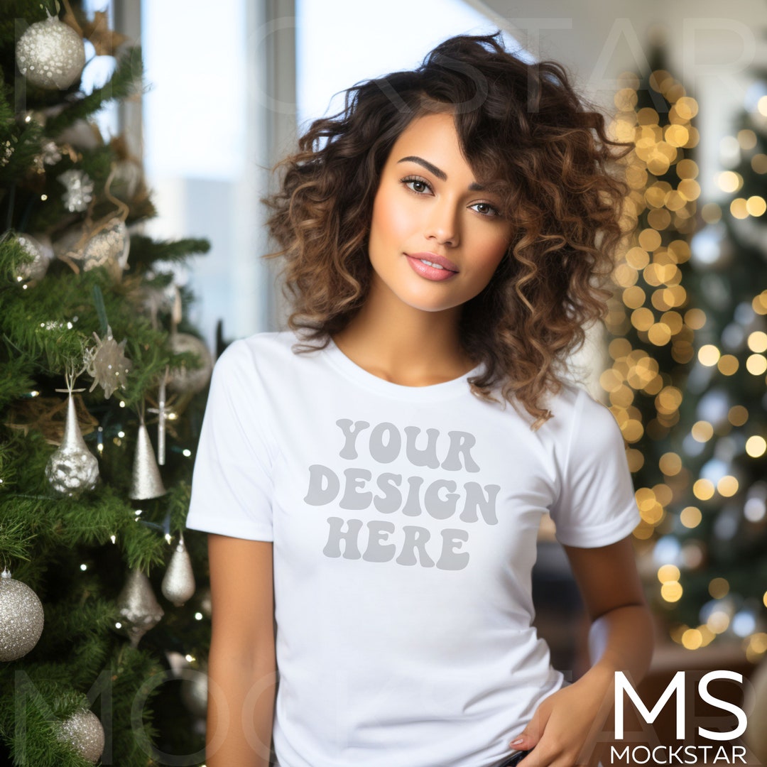 Bella Canvas Mockup White Bella Canvas 3001 Mockup Tshirt Mockup Bundle ...