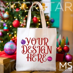 Tote Bag Mockup Natural Canvas Tote Bag Mock up Bundle Shopping Bag Mockup Bundle Natural Tote Bag Mock Ups Canvas Bag Mockup Christmas Mock