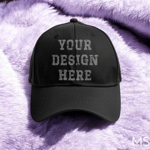 Baseball Hat Mockup Black Baseball Cap Mockup Bundle Black Cap Mockup Baseball Cap Digital Download Print on Demand Hat Mock Ups Hat Mockups