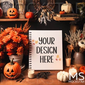 Spiral Notebook Mockup Blank Spiral Notebook Mockup Planner Mockup Journal Mockup Bundle Fall Mockup Book Mock Ups Spiral Journal Mock ups