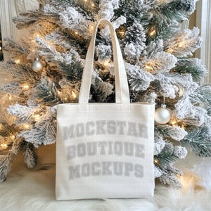 Tote Bag Mockup Natural Canvas Tote Bag Mockup Bundle Shopping Bag Mockup Natural Tote Bags Mock ups Canvas Tote Bag Mockup Christmas Mockup