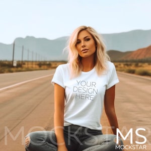 Gildan 64000 Mockup White Gildan 64000L Mockup Bundle Gildan 64000 Mock Up Model Mockup White Mockup Shirt Tendy tshirt Mockup Gildan MockUp