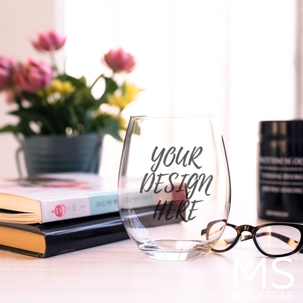 Stemless Wine Glass Mockup Wine Glass Mockup No Stem Glass Mock Up Stemless Wine Glass Styled Stock Photography Mock Up JPG Digital Download