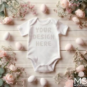 Infant Bodysuit Mock ups White Baby Bodysuit Mockup Bodysuit Mockup Bundle Kids Styled Photography Kids Mock up Bundle Kids Tshirt Mockup