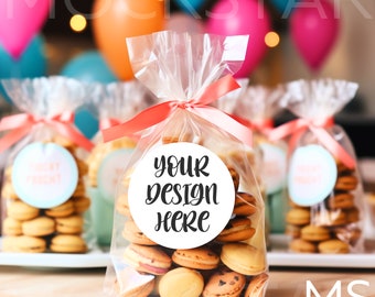 Round Tag Mockup White Sticker Label Mockup Cookie Mockup Favor Mockup Halloween Mockup Photo Mock up Cookie Candy Mockup Bundle Fall Mockup