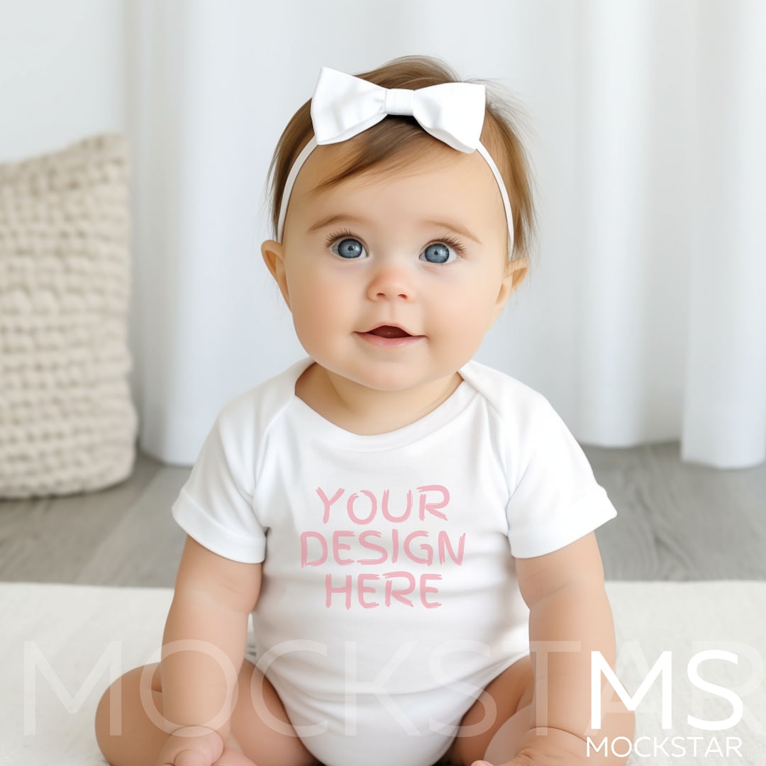 Infant Bodysuit Mock Ups White Baby Bodysuit Mockup Bodysuit Mockup