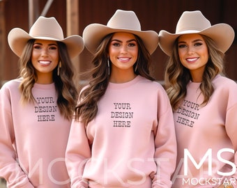 Bachelorette Mockup Bridal Party Sweatshirt Mockup Group Tshirt Mockup Gildan 18000 Mockup Bridal Shirt Mockup Beach Wedding Fall Mock ups