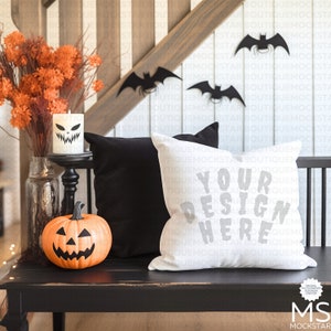 Pillow Mockup Halloween Pillow Mockup Throw Pillow Mockup Simple Pillow Mockup Accent Pillow Mockup Pillow Mock Up Blank Pillow Fall Mockup