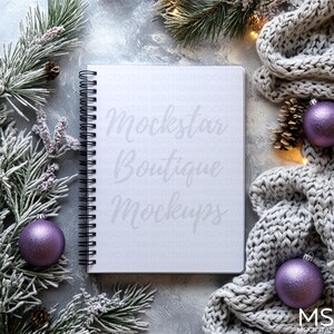 Spiral Notebook Mockup Blank Spiral Notebook Mock up Planner Mockup Christmas Mockup Bundle Journal Mockup Cook Book Mockup Mock ups Mockups