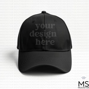 Baseball Hat Mockup Black Baseball Cap Mockup Bundle Black Cap Mockup Baseball Cap Digital Download Print on Demand Hat Mock Ups Hat Mockups
