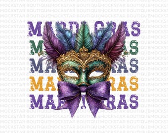 Mardi Gras PNG Mardi Gras Coquette Bow PNG Mardi Gras Digital Download PNG Sublimation Print on Demand Mardi Gras png Designs  png Files