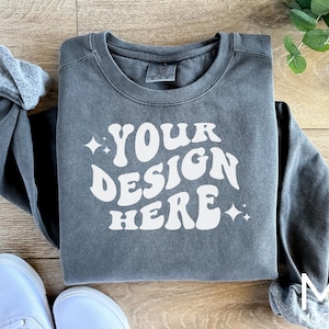 Comfort Color Sweatshirt Mockup Comfort Color 1566 Pepper Mockup Sweatshirt Pepper Mockup Comfort Color 1566 Mockup Bundle Mockup tshirt