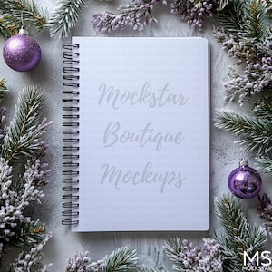 Spiral Notebook Mockup Blank Spiral Notebook Mock up Planner Mockup Christmas Mockup Bundle Journal Mockup Cook Book Mockup Mock ups Mockups