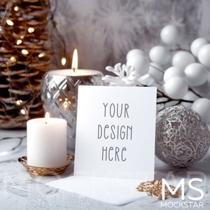 Greeting Card Mockup White Invitation Mockup Bundle Stationary Mockup Card Mock Up Bundle Canva Mockup Chrismas Mockup 5x7 Card Mockups Card