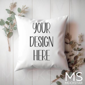 Pillow Mock up Cushion Mockup Product Background Mockup Wedding Styled Stock Photography Photo Design Flat Lay Mock Up JPG Digital Download