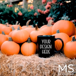 Mug MockUps Black Coffee Cup Mock up Bundle Mock Up Stock Photo Coffee Cup Mockup Halloween Mockup JPG Digital Download Coffee Mug Mock Ups