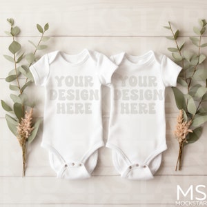 Infant Bodysuit Mock ups White Baby Bodysuit Mockup Bodysuit Mockup Bundle Kids Styled Photography Kids Mock up Bundle Kids Tshirt Mockup