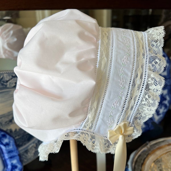 Swiss Floral Trim Bonnet main image 0