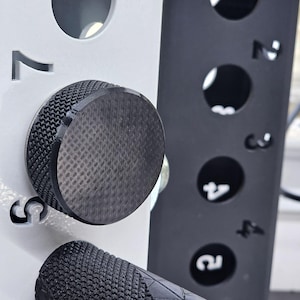 Knurled Rubber Bolt Head Caps: Gym Rack Accessories