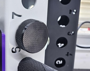 Knurled Rubber Bolt Head Caps: Gym Rack Accessories