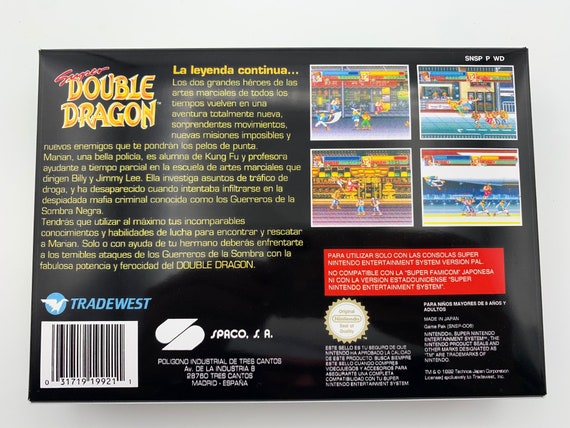 Return of Double Dragon (Compatible with Aftermarket SNES systems