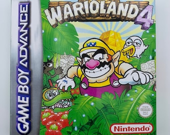 GBA Replacement Box & Tray - Warioland 4 Pal Eur No Game included