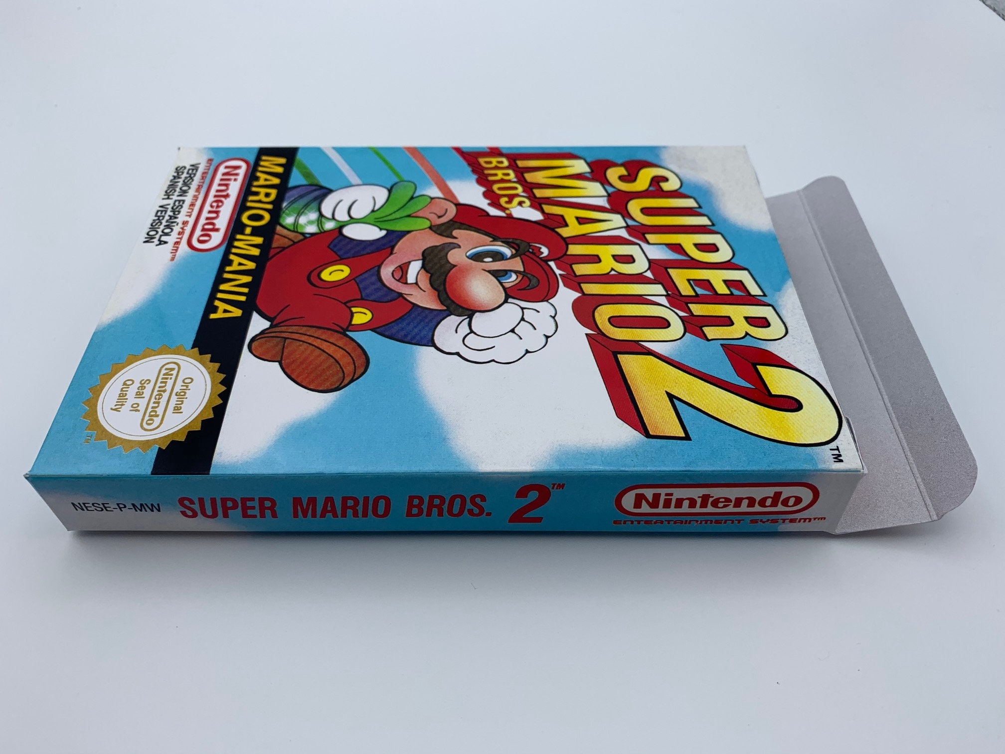 NES Replacement Box Super Mario Bros 2 NO GAME Included Etsy
