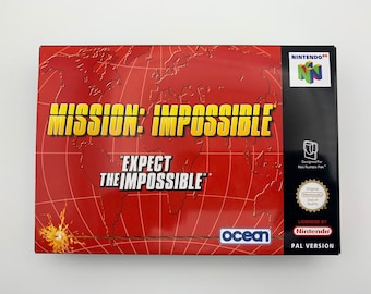 Scatola e vassoio di ricambio per N64 - Mission Impossible Pal Fr NESSUN GIOCO incluso