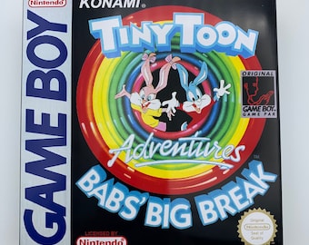 GB Replacement Box & Tray - Tiny Toon Babs Big Break PAL ESP No Game included