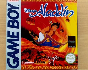 GB Replacement Box & Tray - Aladdin PAL EUR No Game included