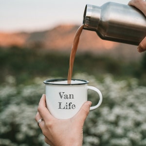 Van Life Camper Mug, Road Trip, Nomad Mug, Camping Mug - 12oz Camper Van Coffee Mug